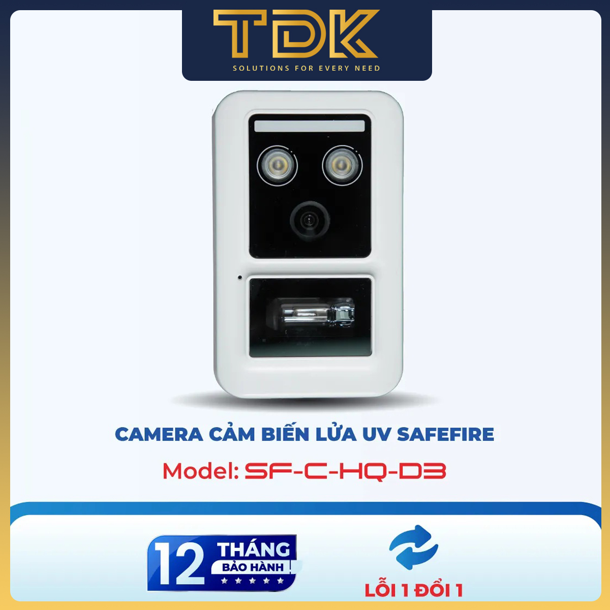 Camera báo cháy UV Safefire SF-C-HQ-D3 | Phát hiện sớm, cảnh báo nhanh
